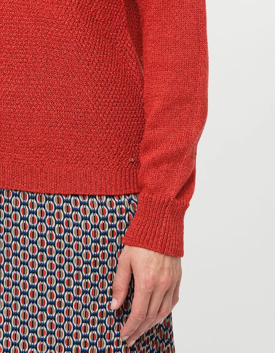Pull irisé paprika - Pulls