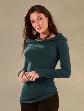 Pull Karmïk, Bleu pétrole