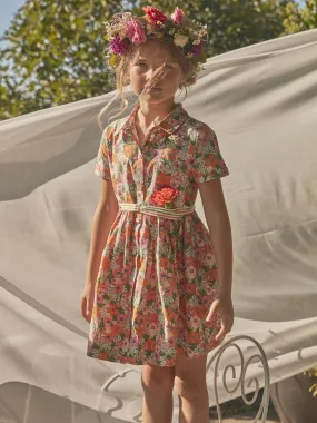 Robe à fleurs vintage