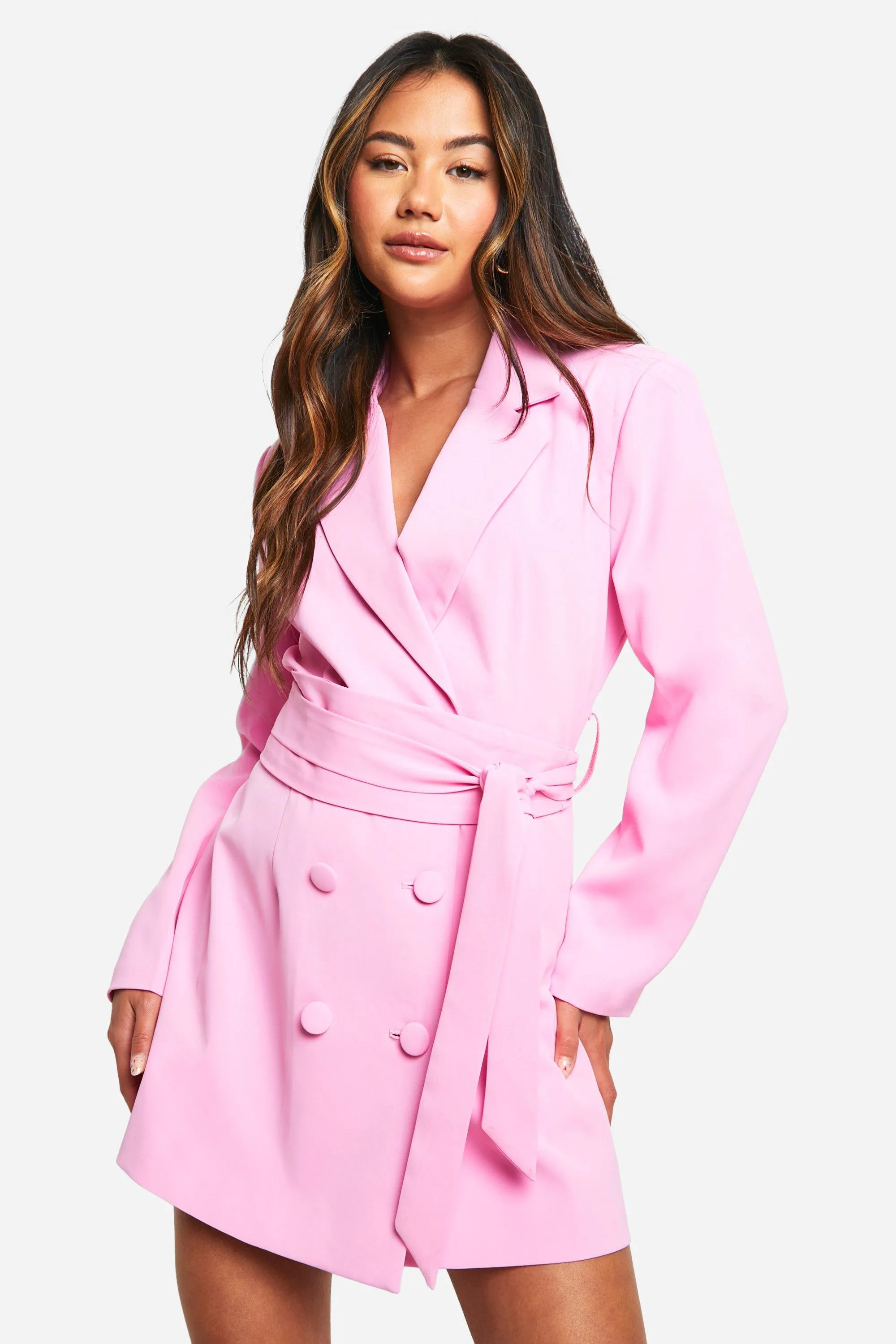 Robe blazer nouée