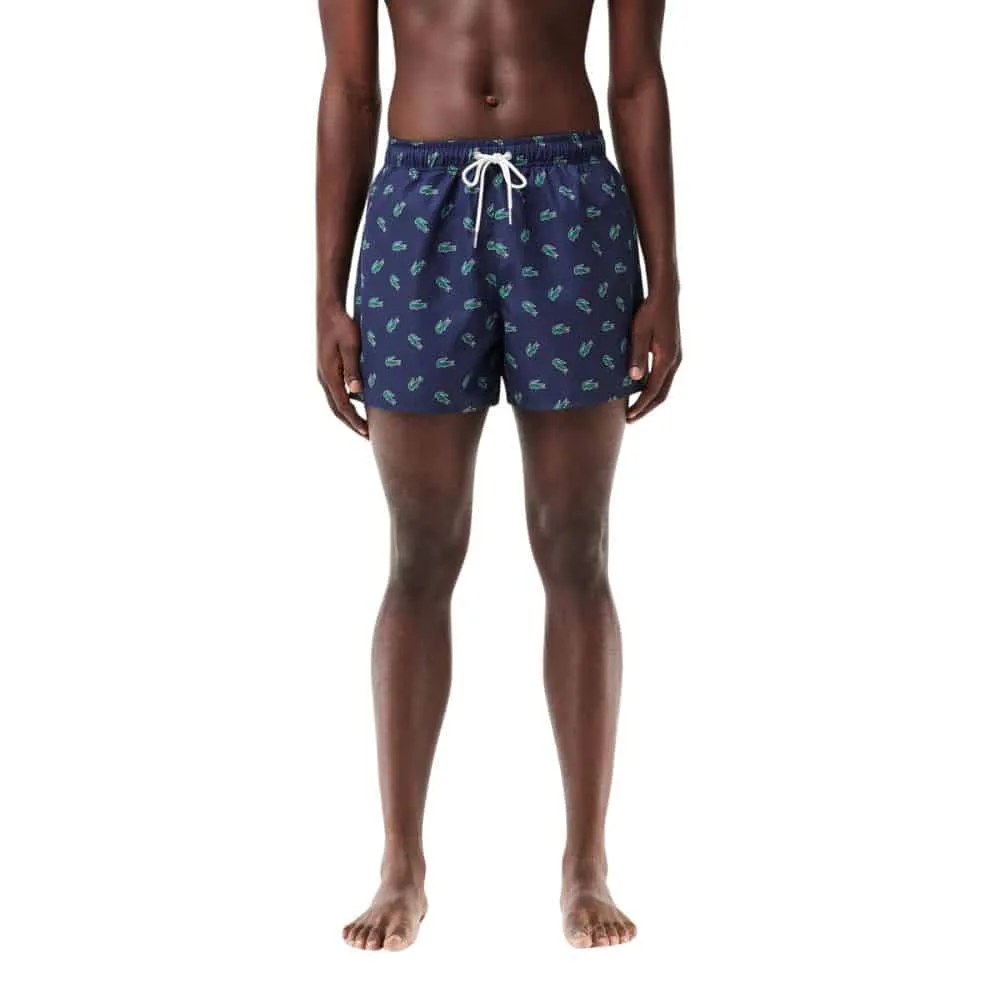 short bain Lacoste croco marine - Sport Aventure