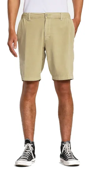 short RVCA All Time Coastal Rinsed Hybrid - Khaki - men´s