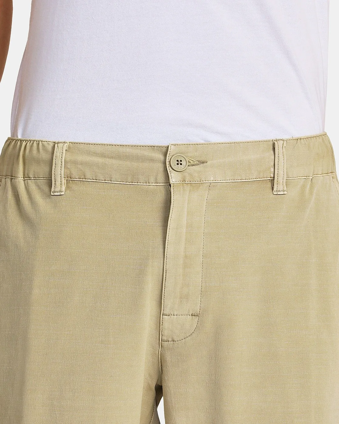 short RVCA All Time Coastal Rinsed Hybrid - Khaki - men´s