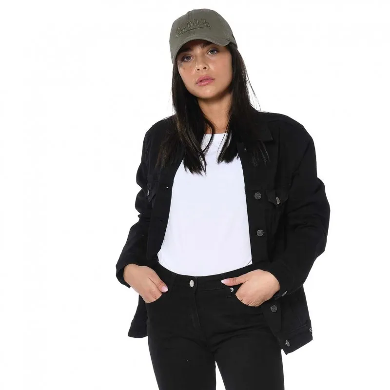 Surchemise Mi saison Noire GLORIA | Femme - Vondutch