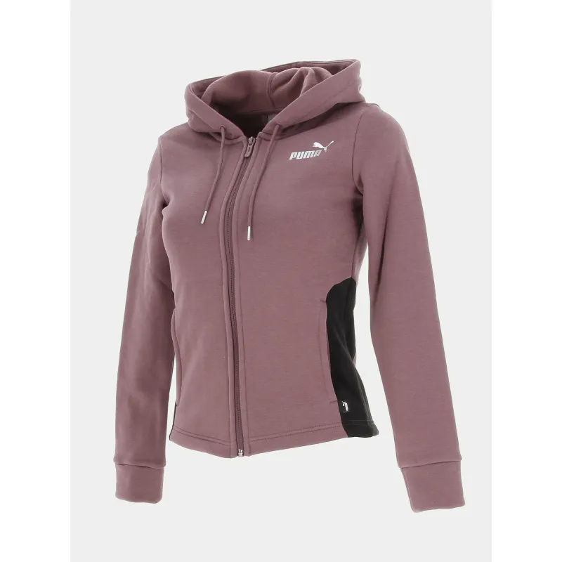Survêtement veste zippée legging violet femme - Puma | wimod