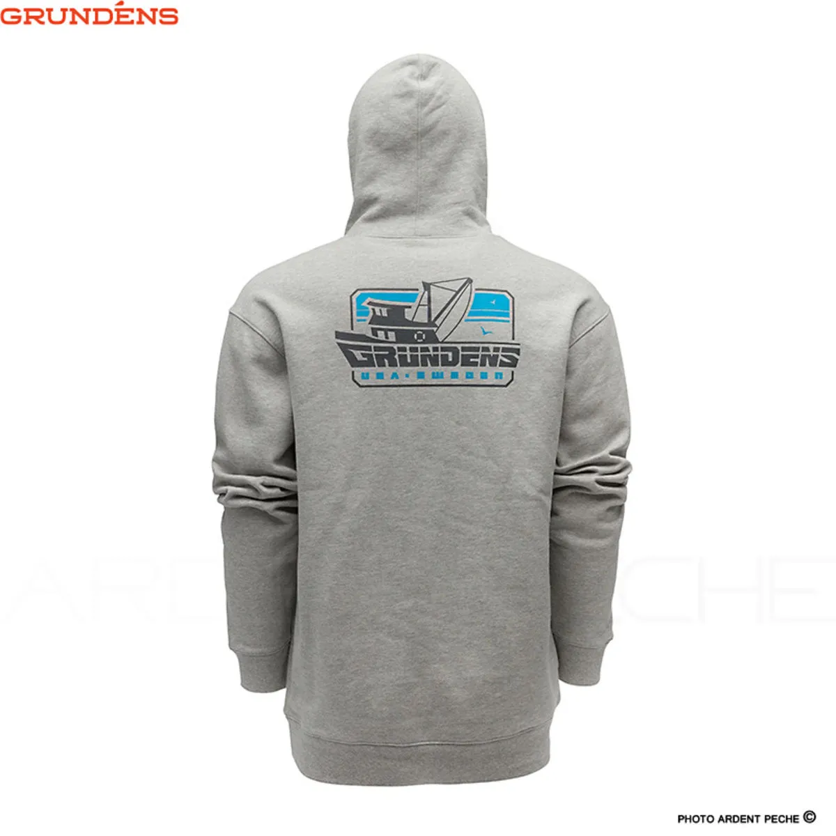 Sweat GRUNDENS Displacement hoodie commercial boat Athletic heather