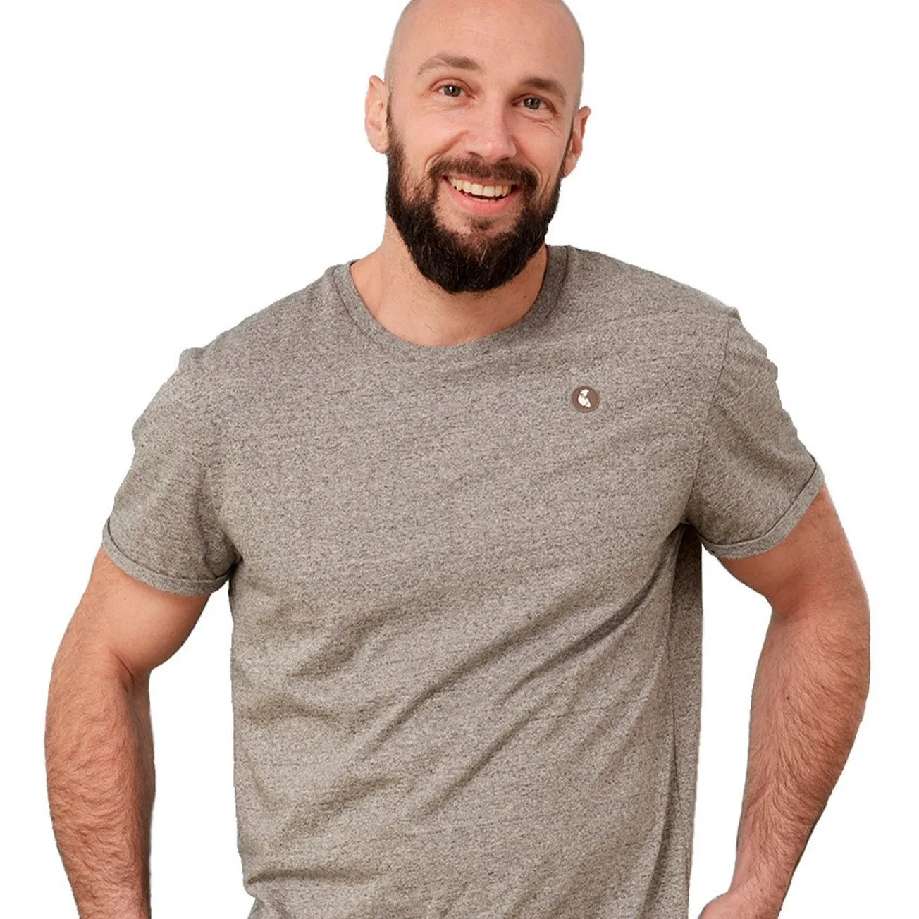 T-shirt gris clair