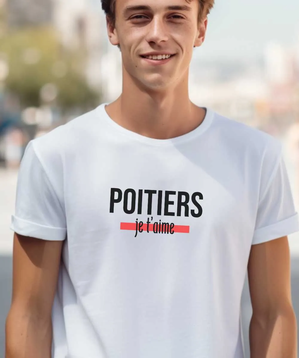 T-Shirt Poitiers je t'aime