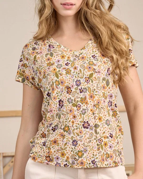 T-shirt Sidonie beige 