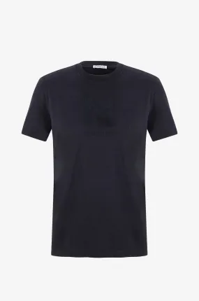 T-shirt à manches courtes à logo floqué M