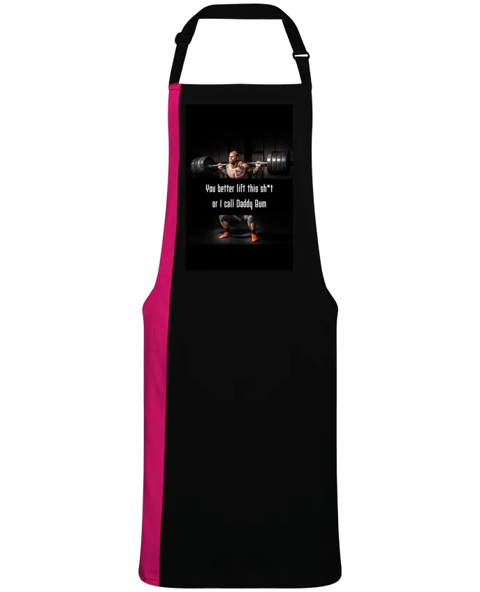 Tablier bicolore Motivation pour la salle de musculation par  Lorrainewilliams