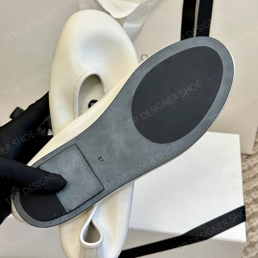 The Row – Chaussures Plates De Ballet De Styliste Pour Femmes, Mocassins À Bout Rond, Formels, Décontractés, Confortables, À La 