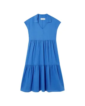Thinking Mu Femme - Ona Dress - Heritage Blue
