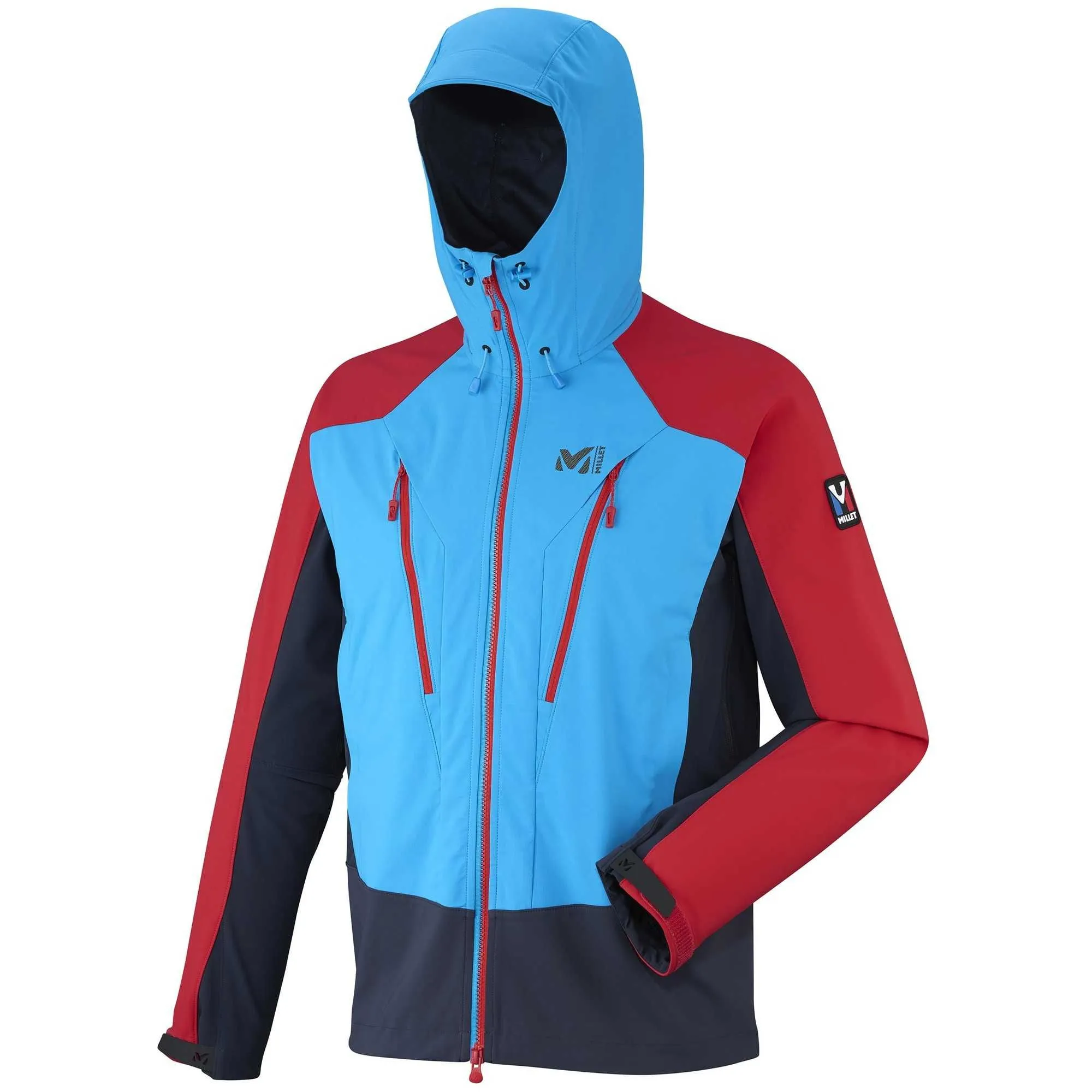 Veste Alpinisme Trilogy Storm Wool Hoodie - Saphir Light Sky