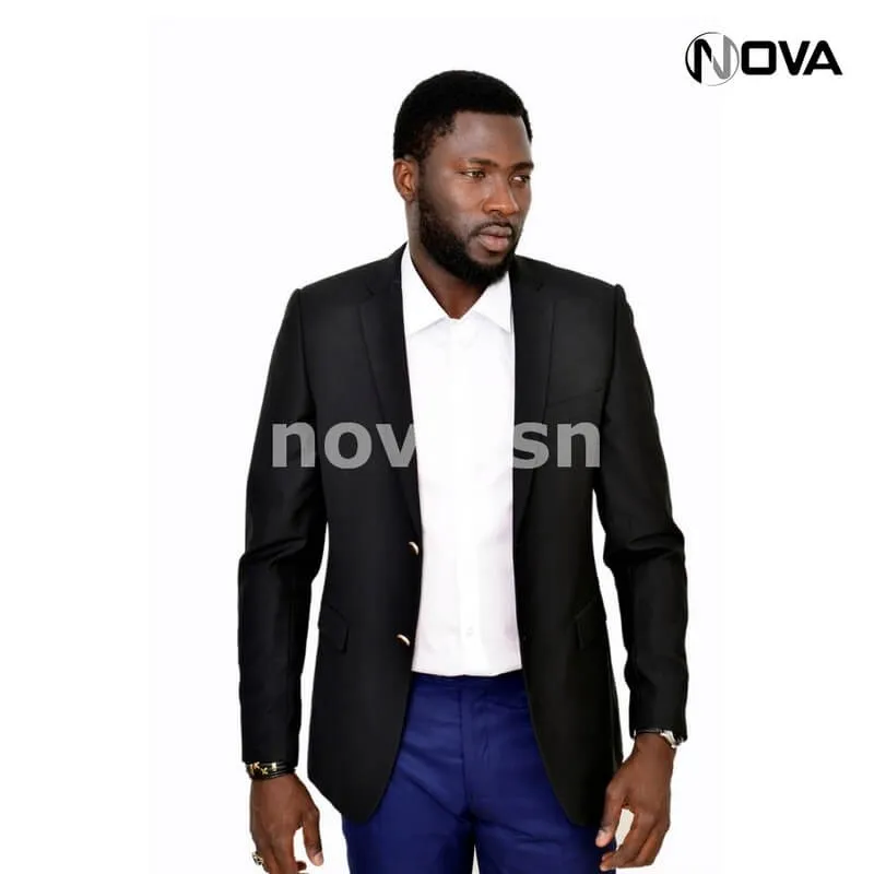Veste Blazer 2 Boutons Noir VST60