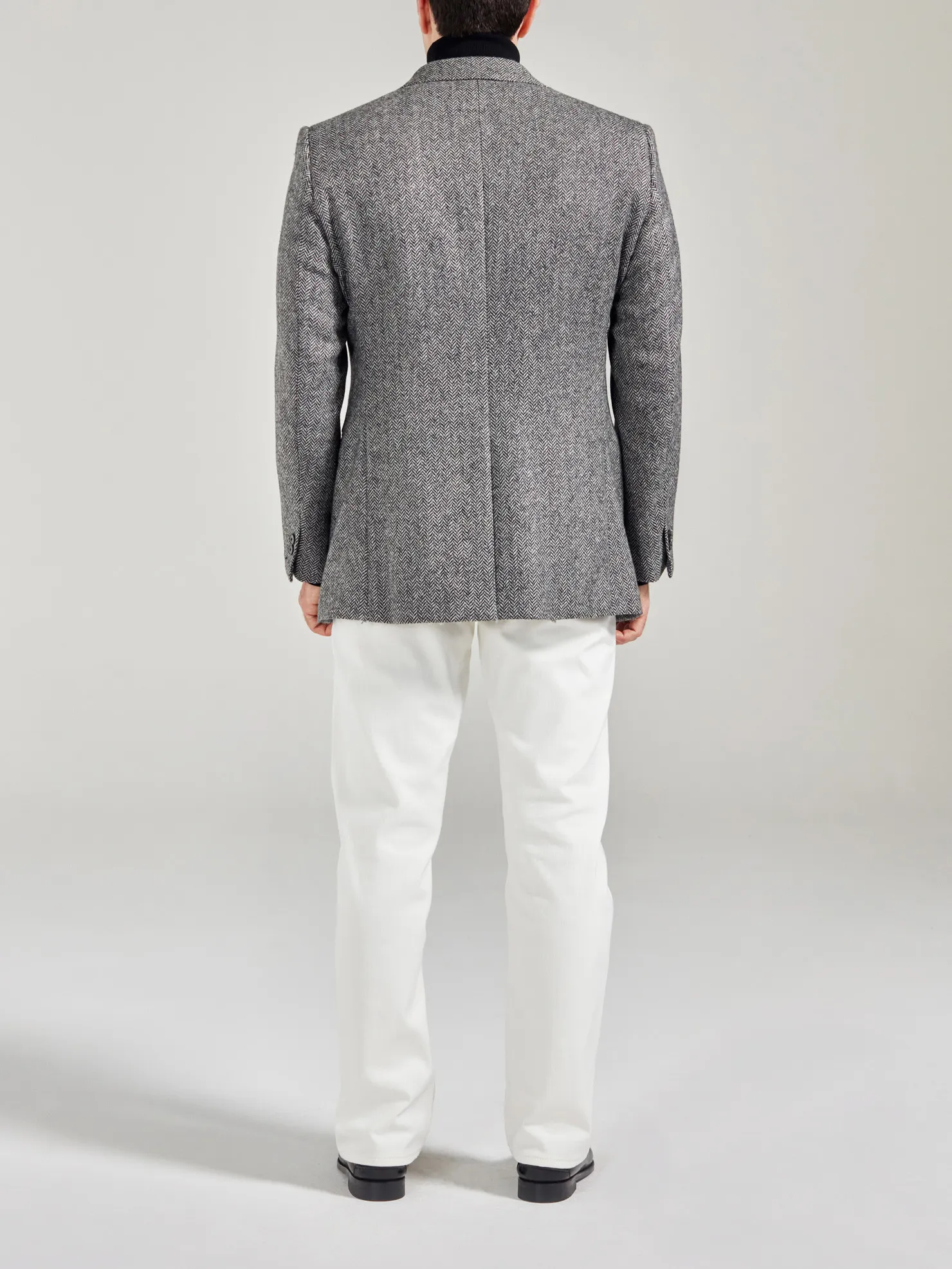 Veste Chevron Gris et Noir