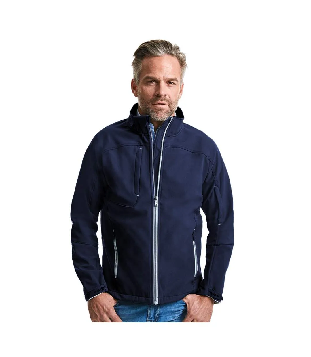 Veste en softshell bionic homme bleu marine Russell