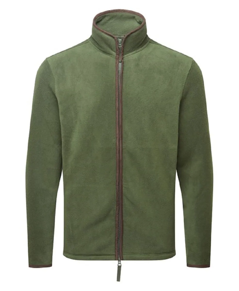 Veste polaire manches longues - Homme - PR823 - vert 